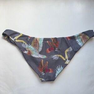 RARE: Boys + Arrows Charlie Raptor Gray Birds Bikini Bottoms